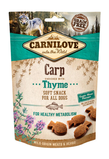 Carnilove semi moist snack carp with Thyme - 200g