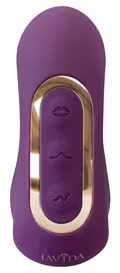 Javida 4-Funktionsvibrator – luksus vibrator i silikone med tappende, sugende og tungefunktion
