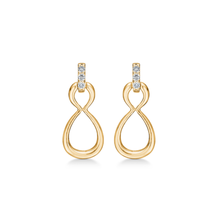 DEVOTION earrings in 14 karat gold | Danish design by Mads Z