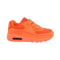 Neon orange sneaker med luftpude og sporty design