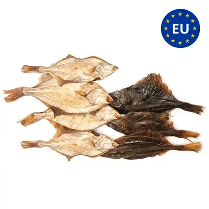 Snack'it Rødspætter 200 g – tørrede rødspætter, naturlig fiskesnack til hund, produceret i EU