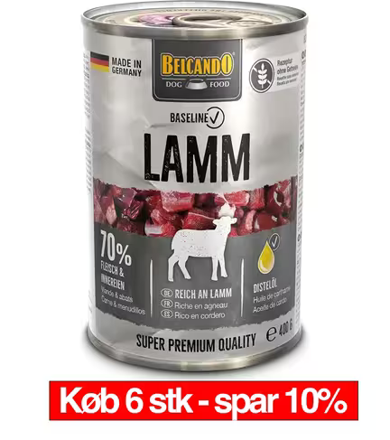 Belcando Lam Vådfoder 400g – Kornfri Dåsemad til Hund