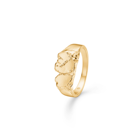 Monument ring in gold-plated silver | Studio Z