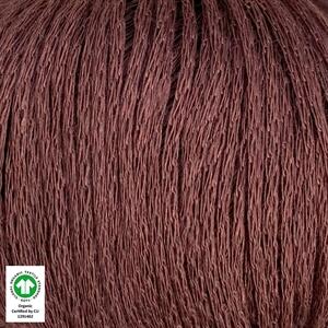 Close up af garnet løvetand fra CaMaRose i farven kastanie