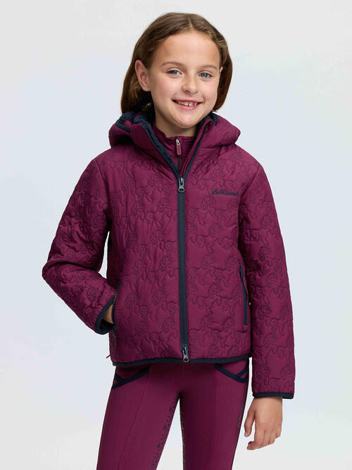 LeMieux AW26 Mini Lola Quiltet Ridejakke - Blackberry