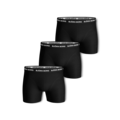 Björn Borg boxershorts 3-pak. Ugentlig komfort med 3 sorte par i blød bomuld. Hovedstof: 95% bomuld, 5% elastan.