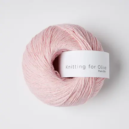 Garnnøgle pure silk fra Knitting for Olive i farven kirsebærblomst