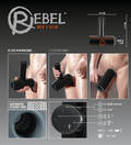 Rebel Men’s Gear Masturbator med vibration og jerk off-simulation.