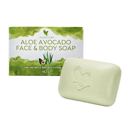 Aloe Avocado Face & Body Soap sæbebar til ansigt og krop