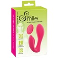 Sweet Smile pink G-Spot Panty Vibrator til G-punkt og klitoris med fjernbetjening