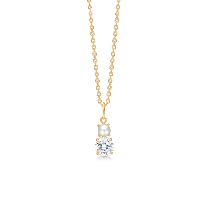 PAULINE pendant in 8 karat gold | Danish design by Mads Z