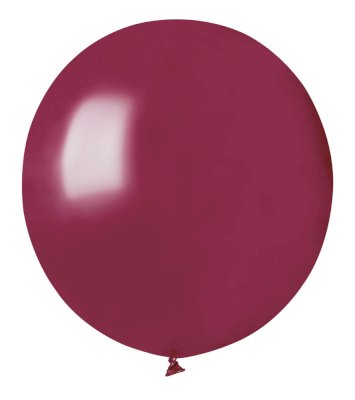 Stor ballon vinrød