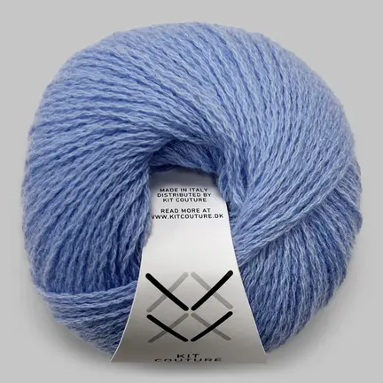 Garnnøgle 100% Cashmere fra Kit Couture i farven blålavendel