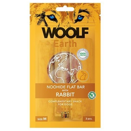 Woolf Earth Noohide flat bar rabbit - M