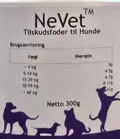 NeVet hund 300g dosering