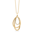 FABIENNE pendant in 14 karat gold with diamonds | Danish design by Mads Z