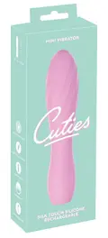 Cuties Mini Vibrator – kompakt genopladelig silikonevibrator med 10 funktioner og fleksibel spids
