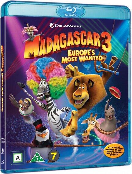 Madagascar, Europe's Most Wanted, Bluray, Film, Movie