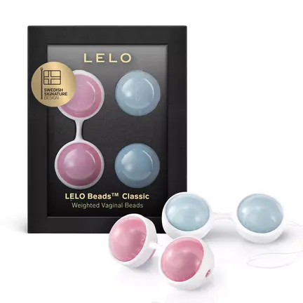 LELO Luna Beads Classic – luksus bækkenbundskugler i silikone og ABS til styrke, lyst og kontrol