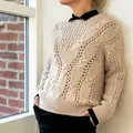 Lacy Braid Sweater fra Maker's work set fra siden