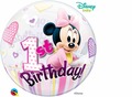 Send 1 års fødselsdags ballon minnie