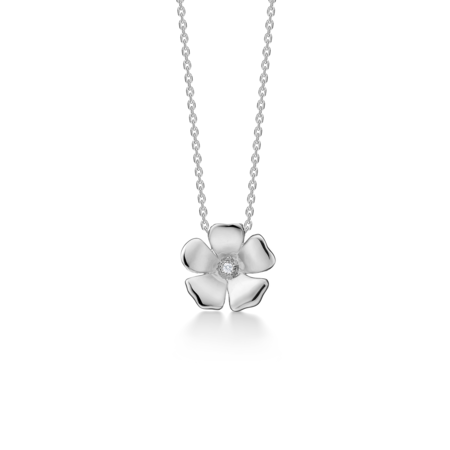 FLEUR sølv halskæde med topas | Mads Z