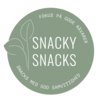 snacky snacks logo grønne snacks med god samvittighed