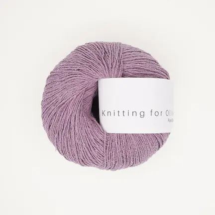 Garnnøgle pure silk fra Knitting for Olive i farven Artiskoklilla