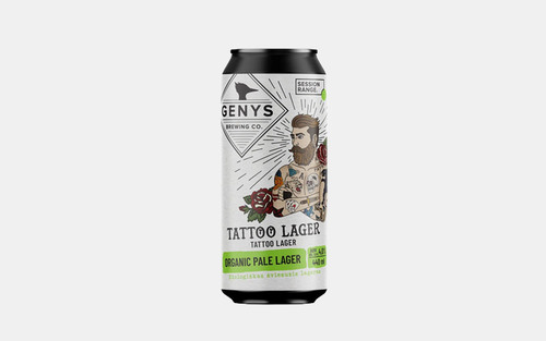 Tattoo Lager - Økologisk Pilsner fra Genys Tattoo Lager - Økologisk Pilsner fra Genys