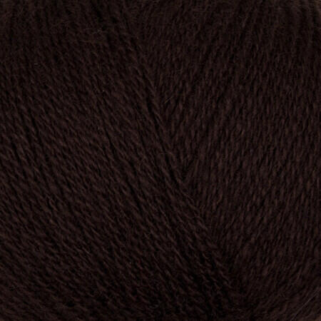 Close up af Gepard garn cashmere lace i farven Mørk Espresso
