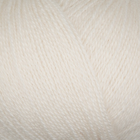 Close up af Gepard garn cashmere lace i farven naturhvid