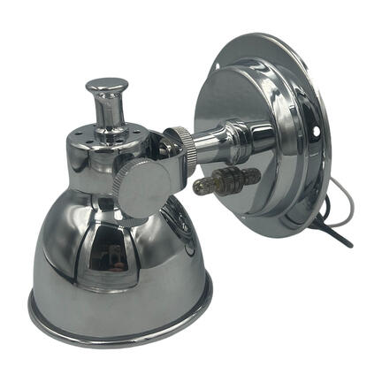 koejelampe forkromet messing