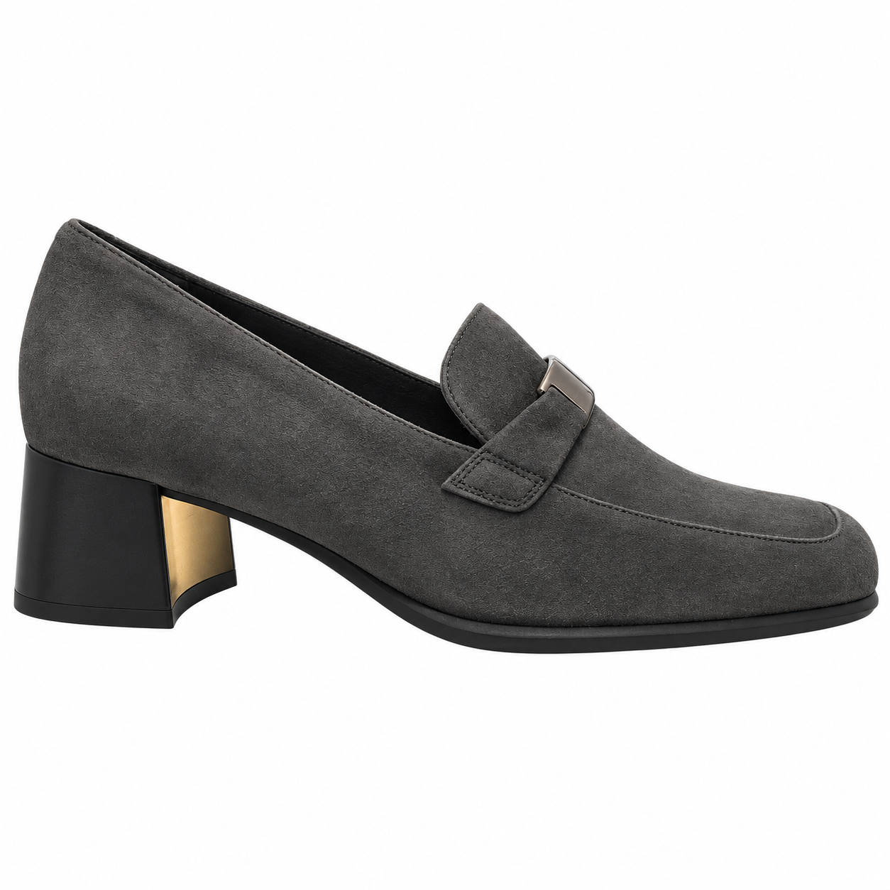 ECCO Loafers Med Blokhæl  Grå - 38