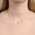 Shiny Star necklace in gold-plated silver - studio.z