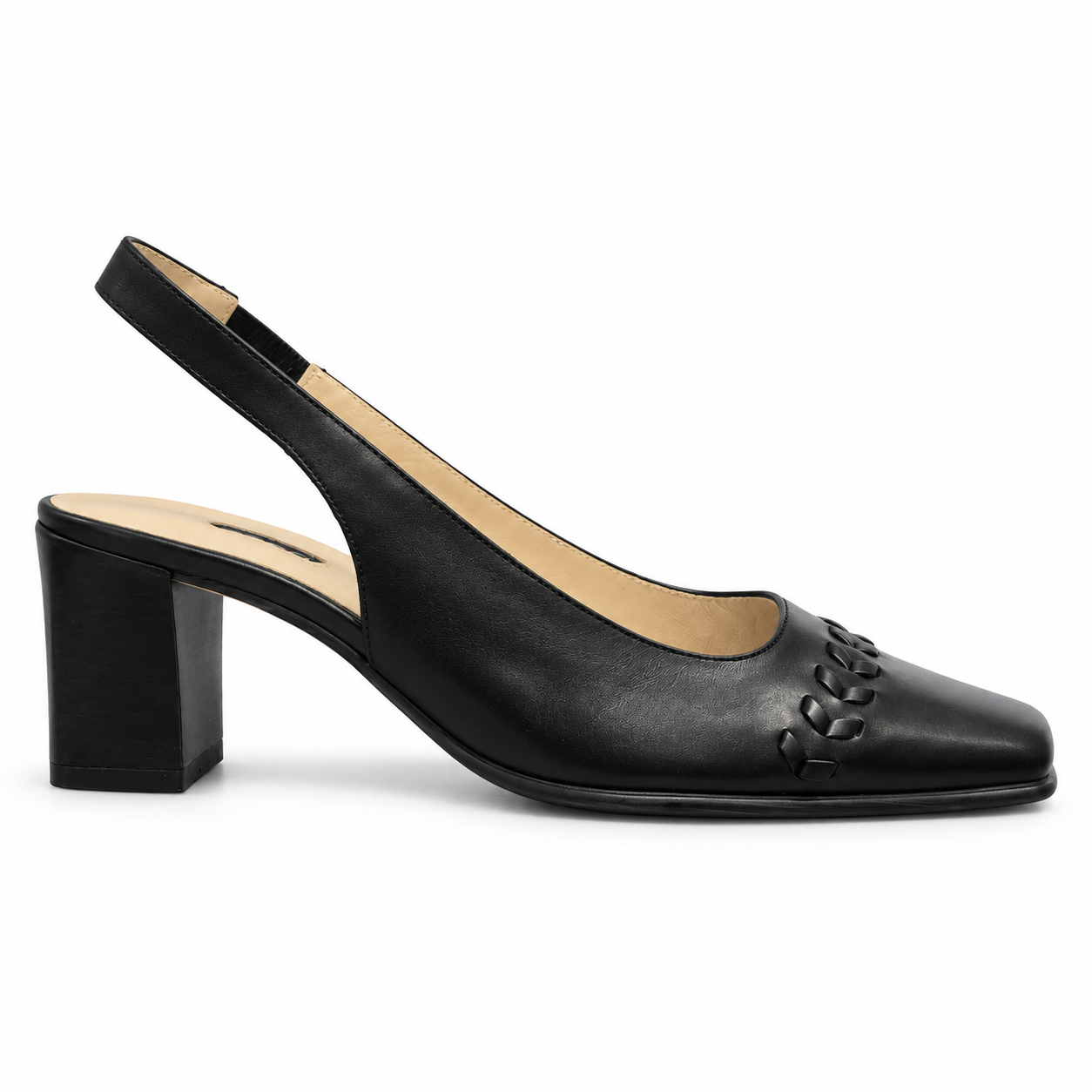 ECCO Slingback Sko  Sort - 38