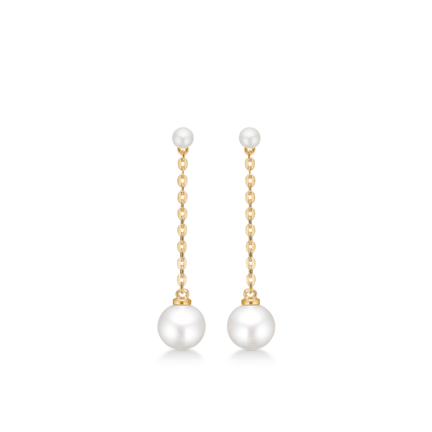 MOON earrings in 8 karat gold | Danish design by Mads Z