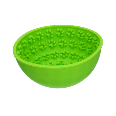 Eat Slow Live Longer Lick Mat Wobble Bowl grøn