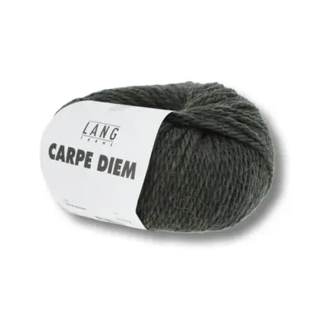 garnnoegle af maerket carpe diem fra lang yarns i farven oliven meleret