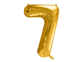 Guld folie ballontal til helium 7