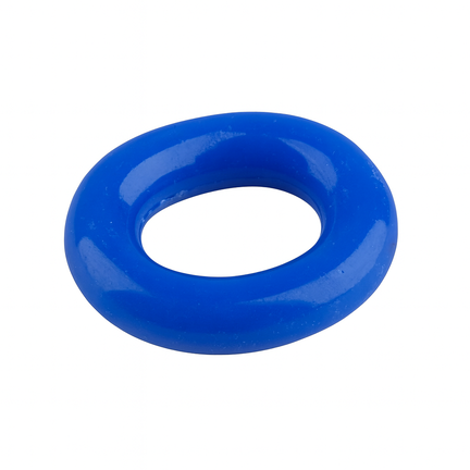 Lock Fantasia Silicone Cockring Blue Extra Thick – sort silikone penisring