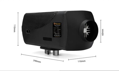 Sunster 2kW dieselfyr til båd – støjsvag oliefyr med Bluetooth og effektiv varme