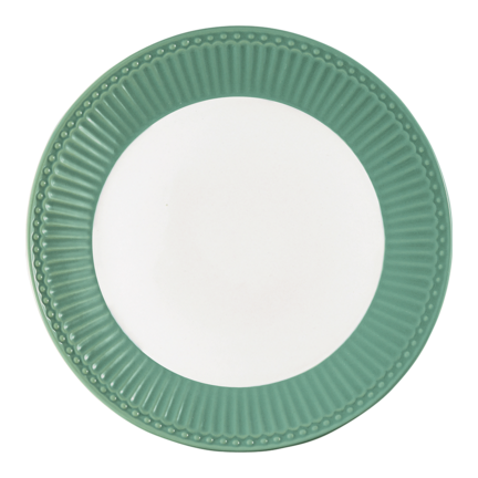 GreenGate dinner plate Alice dusty green