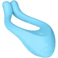 Satisfyer Endless Love parvibrator i blå silikone med tre motorer