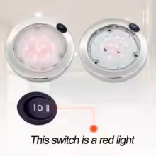Marine dome light white red