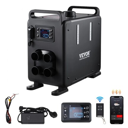VEVOR 5–8KW vertikal dieselvarmer all-in-one
