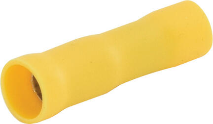 Kabelsko 5,0mm Rund hun - 20 stk. - Gul