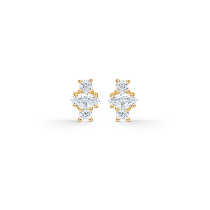 KIKI earrings in 8 karat gold with pearl | Danish design by Mads Z