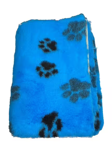 PetTime Vetbed 150x100cm blå med poter