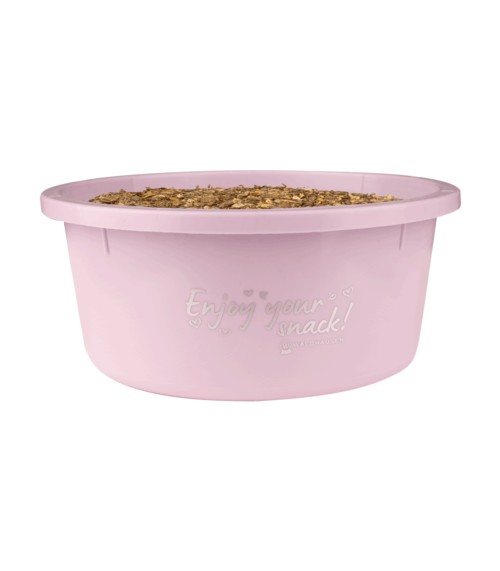 Foderspand med låg 2L – Enjoy your snack! – Linnea Pink