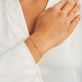 Tender Heart bracelet in 14-carat gold, as modelled